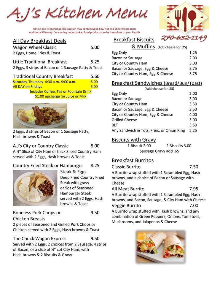 Aj S Kitchen Visit Hopkinsville Christian County