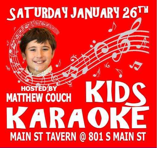 Kids Karaoke & Dinner Hosted by Matthew Couch