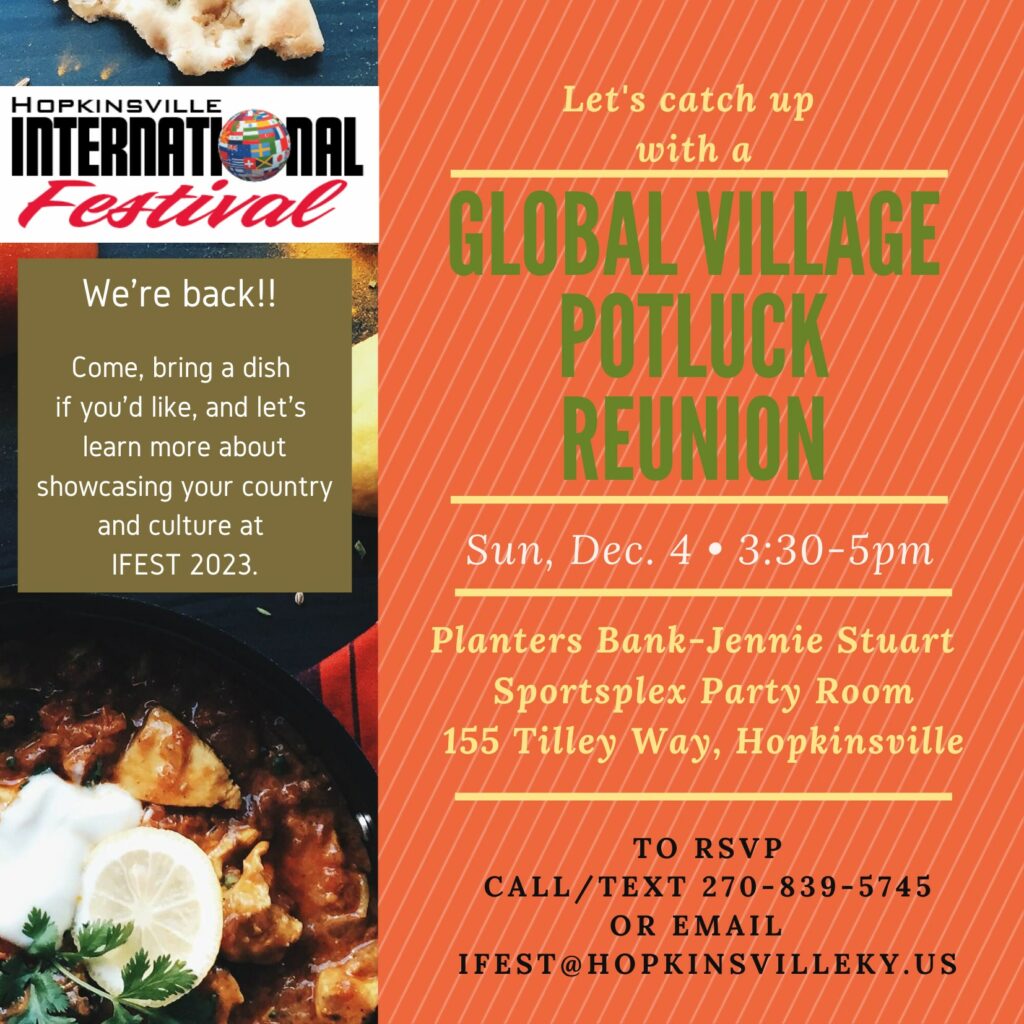 Global Village Potluck Reunion - Visit Hopkinsville – Christian County