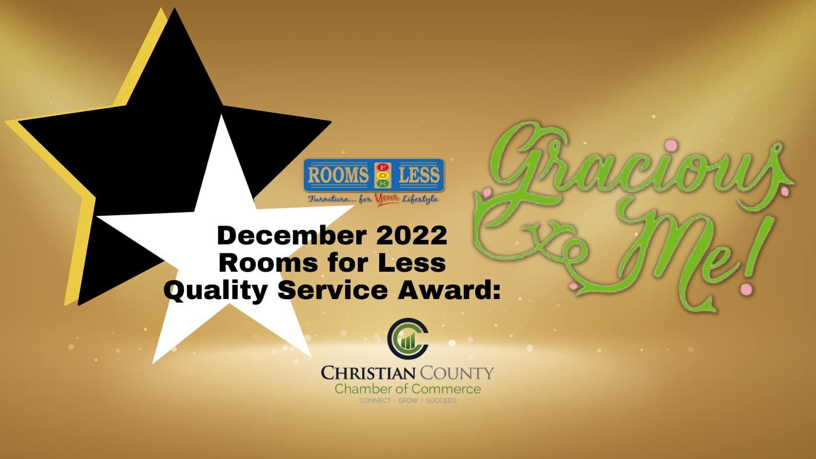 Quality Service Award Gracious Me!